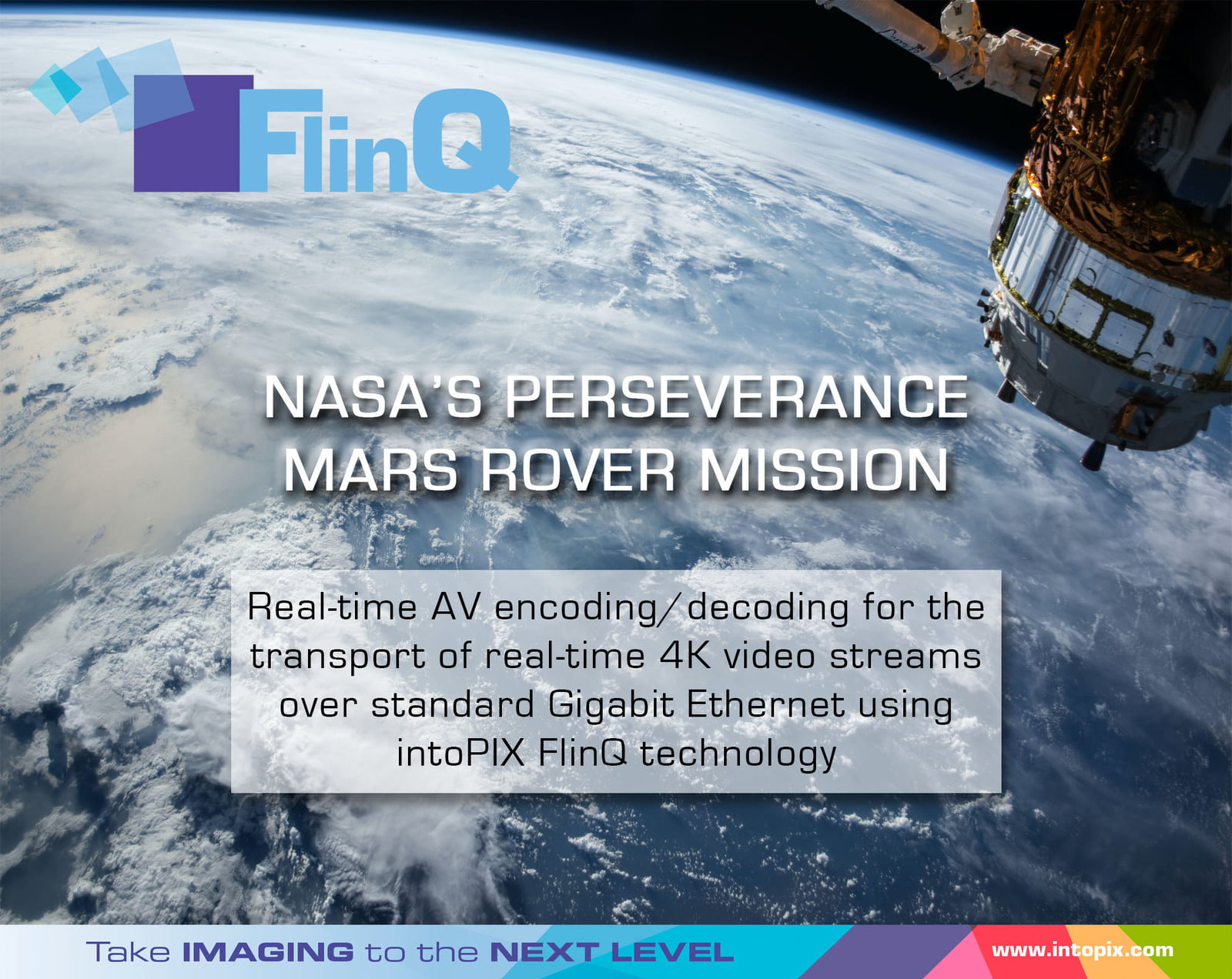 intoPIX FlinQ 快思聰DM NVX中嵌入的技術為NASA服務 